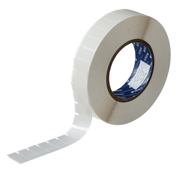 Clear Removable Polyester Labels 0.5 in H x 1 in W Clear PK of 2/RL, 2PK